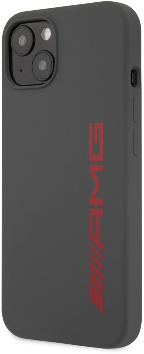 CG MOBILE AMG-hoes van vloeibare siliconen met groot logo Compatibel voor iPhone 13 (6,1")