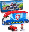 De PAW Patrol Launch & Rescue Patroller is een blauw, wit en rood voertuig met transparante blauwe deuren, een Paw Patrol logo en zes wielen. Inclusief Ryder actiefiguur en rode ATV.