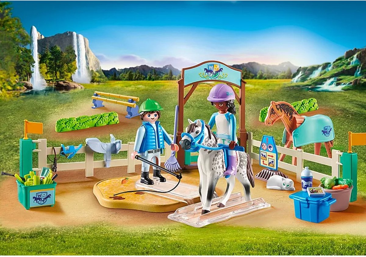 PLAYMOBIL Horses of Waterfall Moderne paardrijschool - 71637 — afbeelding 3