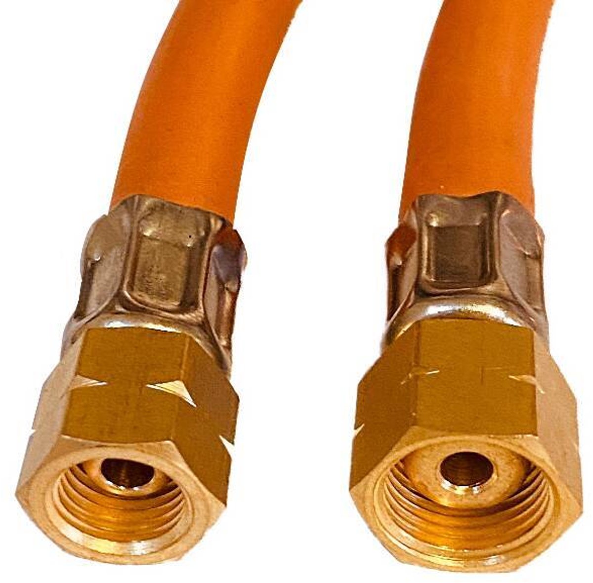 Gasslang 1/4 links wartel x 3/8 links wartel - 2 meter