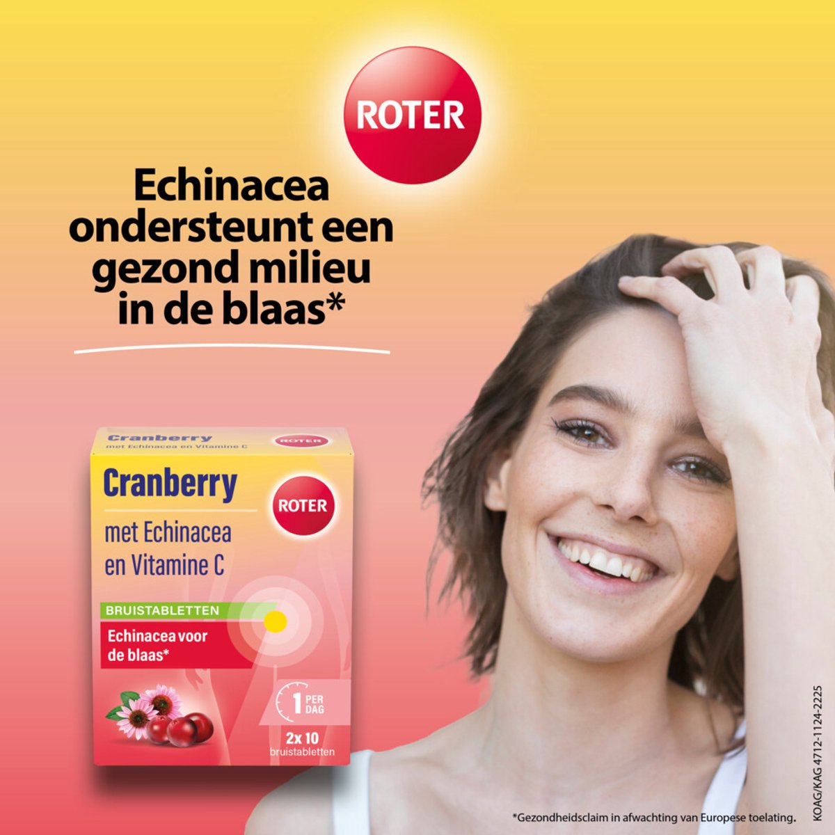 Roter - Cranberry Bruis - 2 x 20 bruistabletten - Voordeelverpakking