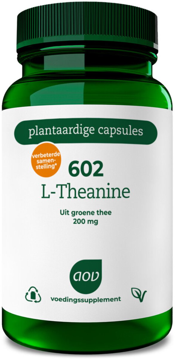 AOV - 602 L-Theanine - 2 x 30 vegacapsules - Voordeelverpakking