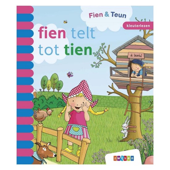 Kleuterlezen - Fien & Teun - fien telt tot tien - cover