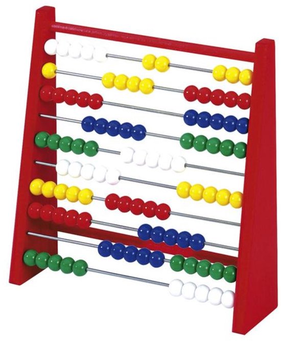 Eichhorn - mini telraam met 100 houten ballen, 5,5x24x23cm Berkenmultiplex, vanaf 3 jaar van EICHHORN — afbeelding 5
