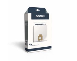 SQOON® Stofzuigerzakken Geschikt voor Panasonic 7000 Serie – Vervangt Model AMC8F96D1300 – High Filtration voor Optimale Stofopname - (SQ27) - 4 Stuks