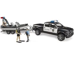 Bruder 2507 Auto Dodge Ram Politie Licht En Geluid