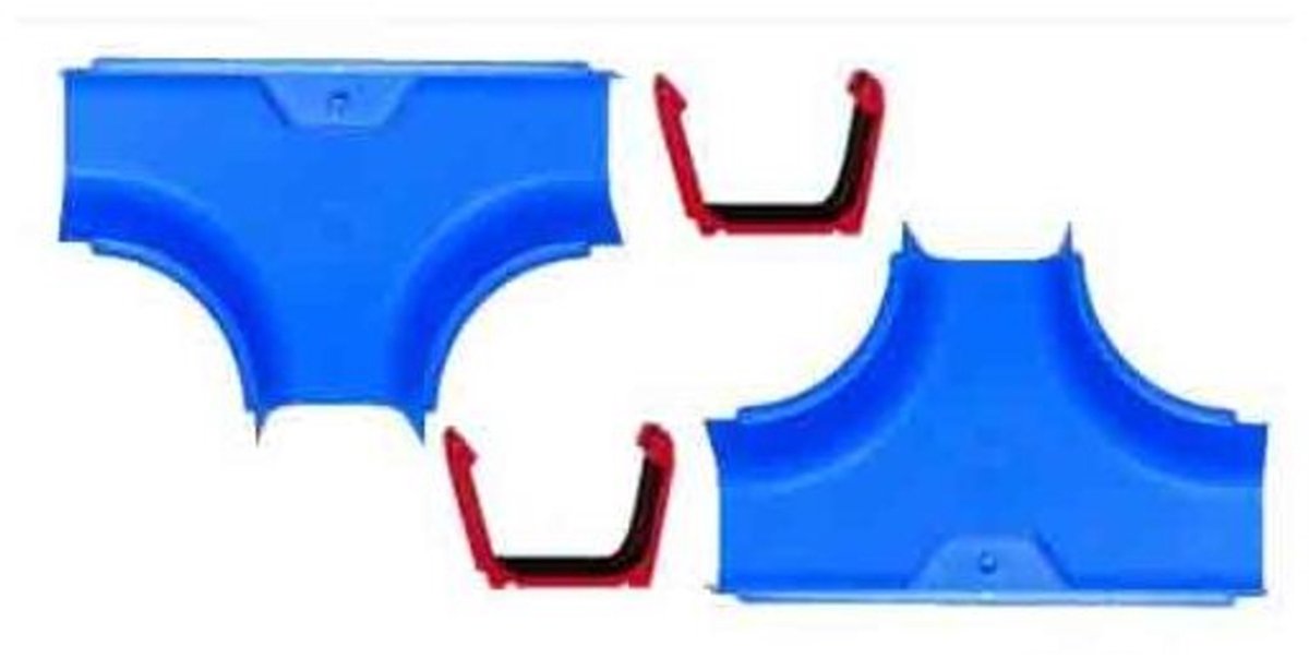 AquaPlay 103 - T-splitsing - set van 2 - Uitbreiding - Waterbaanaccessoires