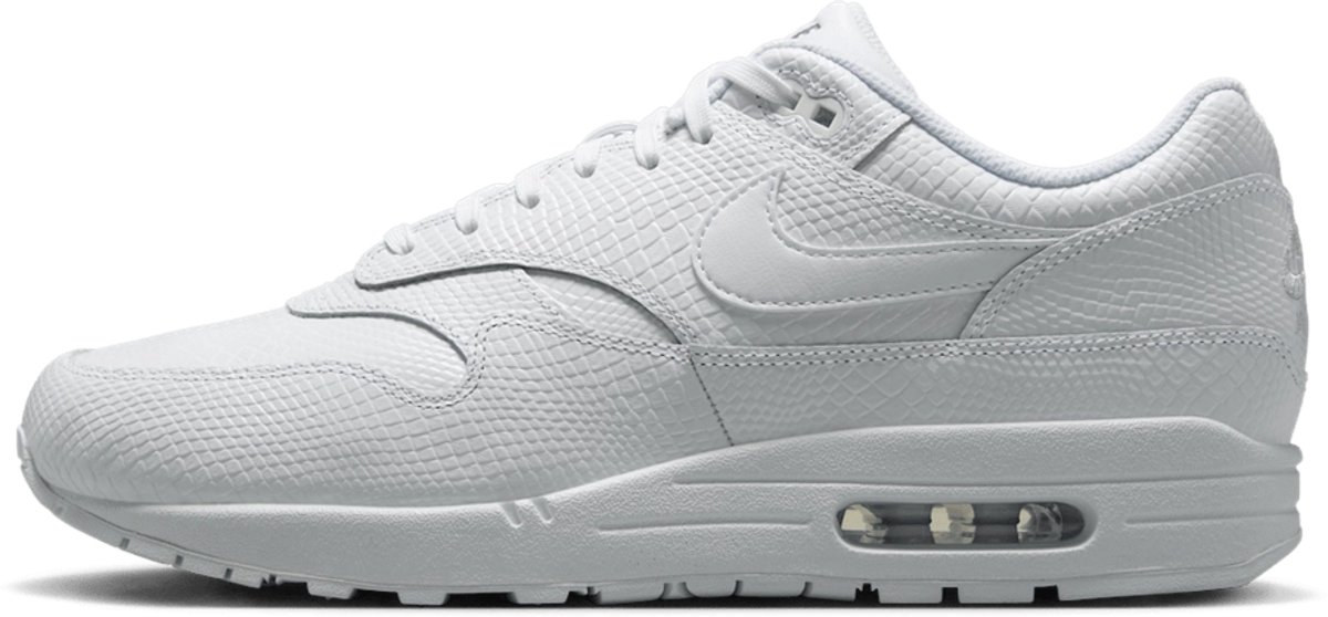 Nike Air Max 1 PRM Snakeskin ‘Triple ‘ Wit