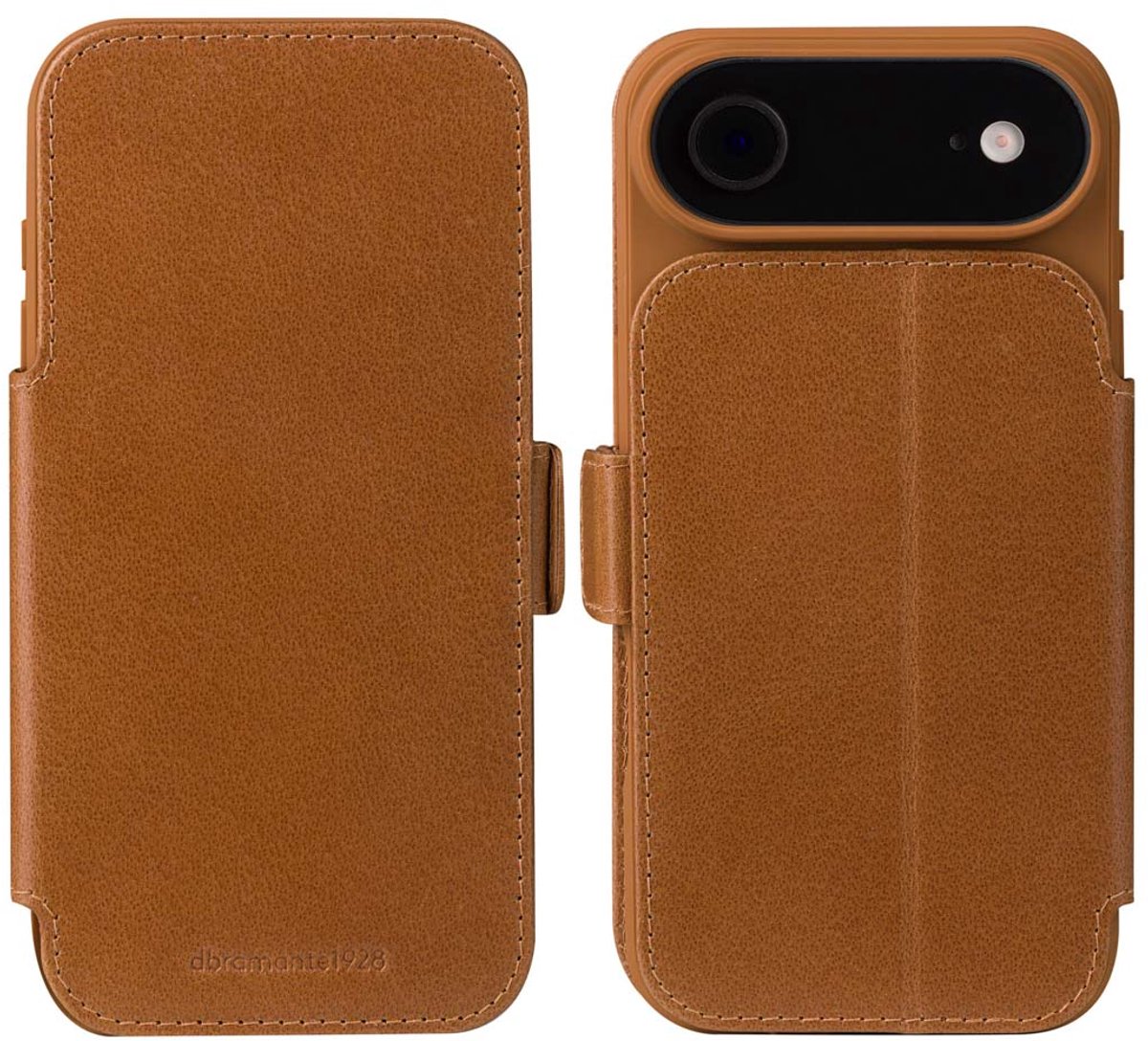 dbramante1928 Copenhagen Bookcase geschikt voor Apple iPhone Air - Tan