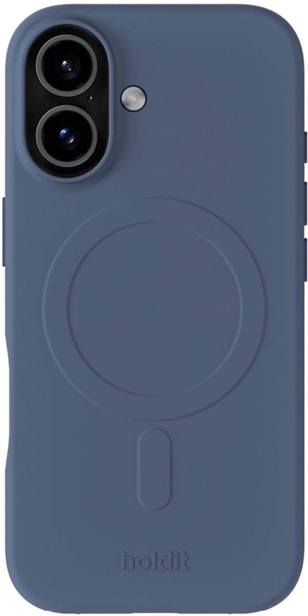 Holdit Soft geschikt voor MagSafe Case geschikt voor iPhone 17 - Pacific Blue