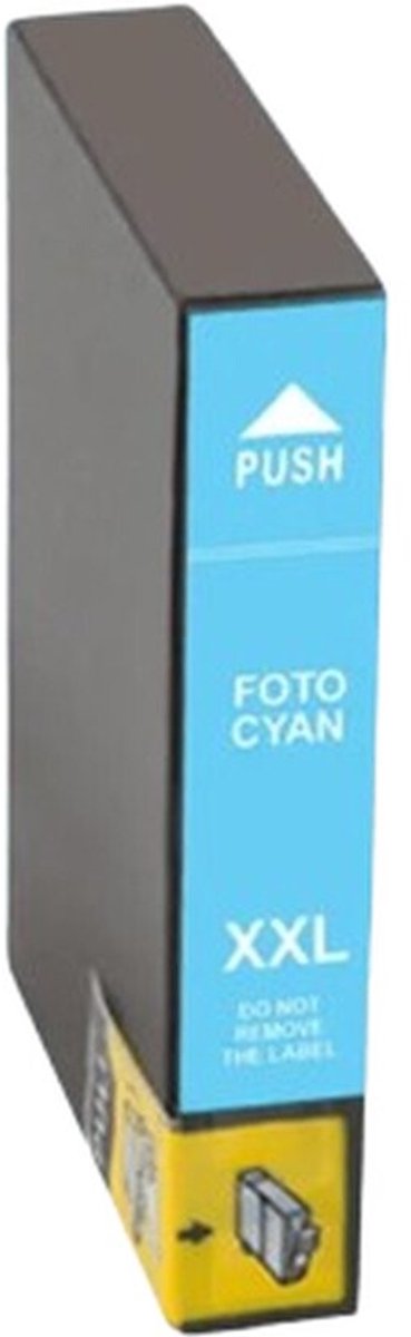 24XL Licht Cyaan - Huismerk inktcartridge compatible met Epson Expression Photo XP 55 / Epson Expression Photo XP 750 / Epson Expression Photo XP 760 / Epson Expression Photo XP 850 / Epson Expression Photo XP 860 / Epson Expression Photo XP 950