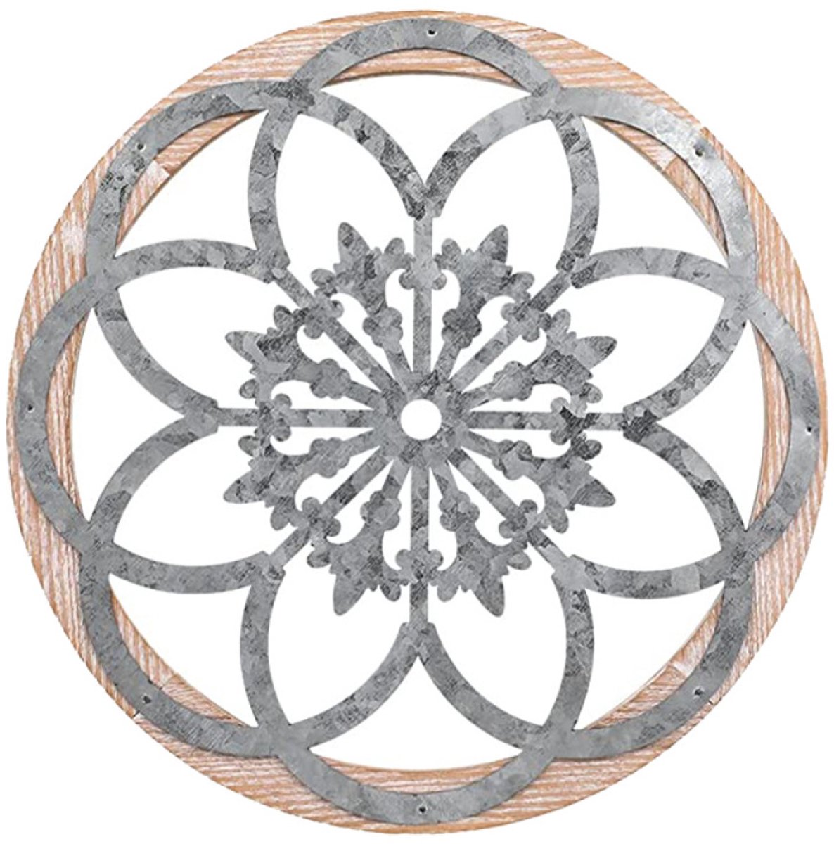 Wanddecoratie-Rond-Bauernhof-3Stuks