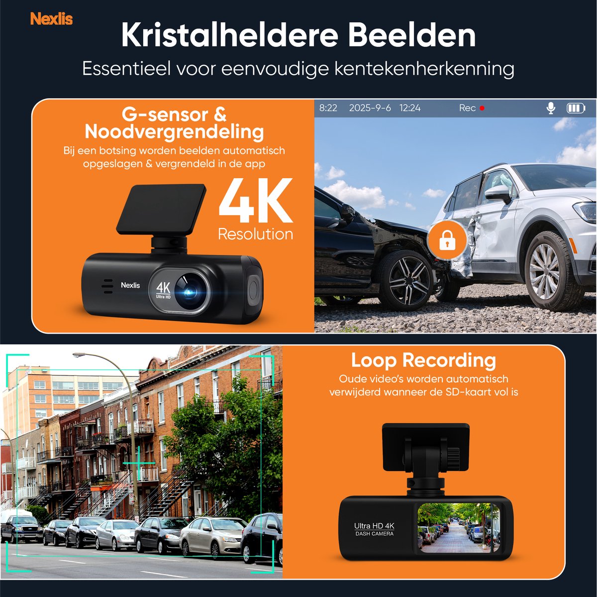 Nexlis Dual 4K Dashcam thumbnail 4