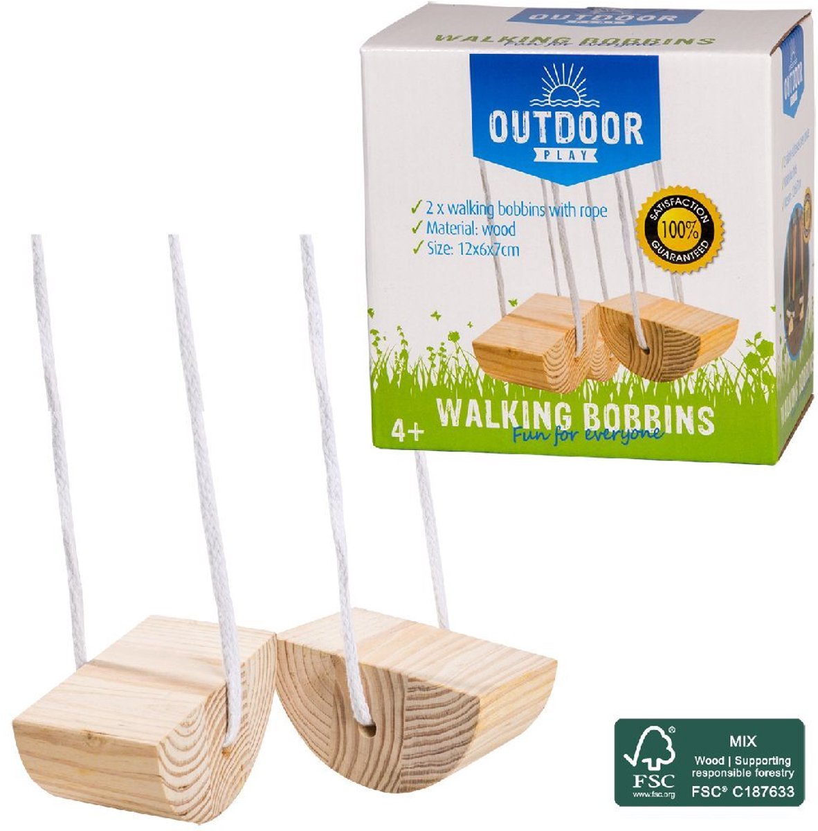 Outdoor Play - Loopklossen - FSC goedgekeurd - Activiteitenspeelgoed