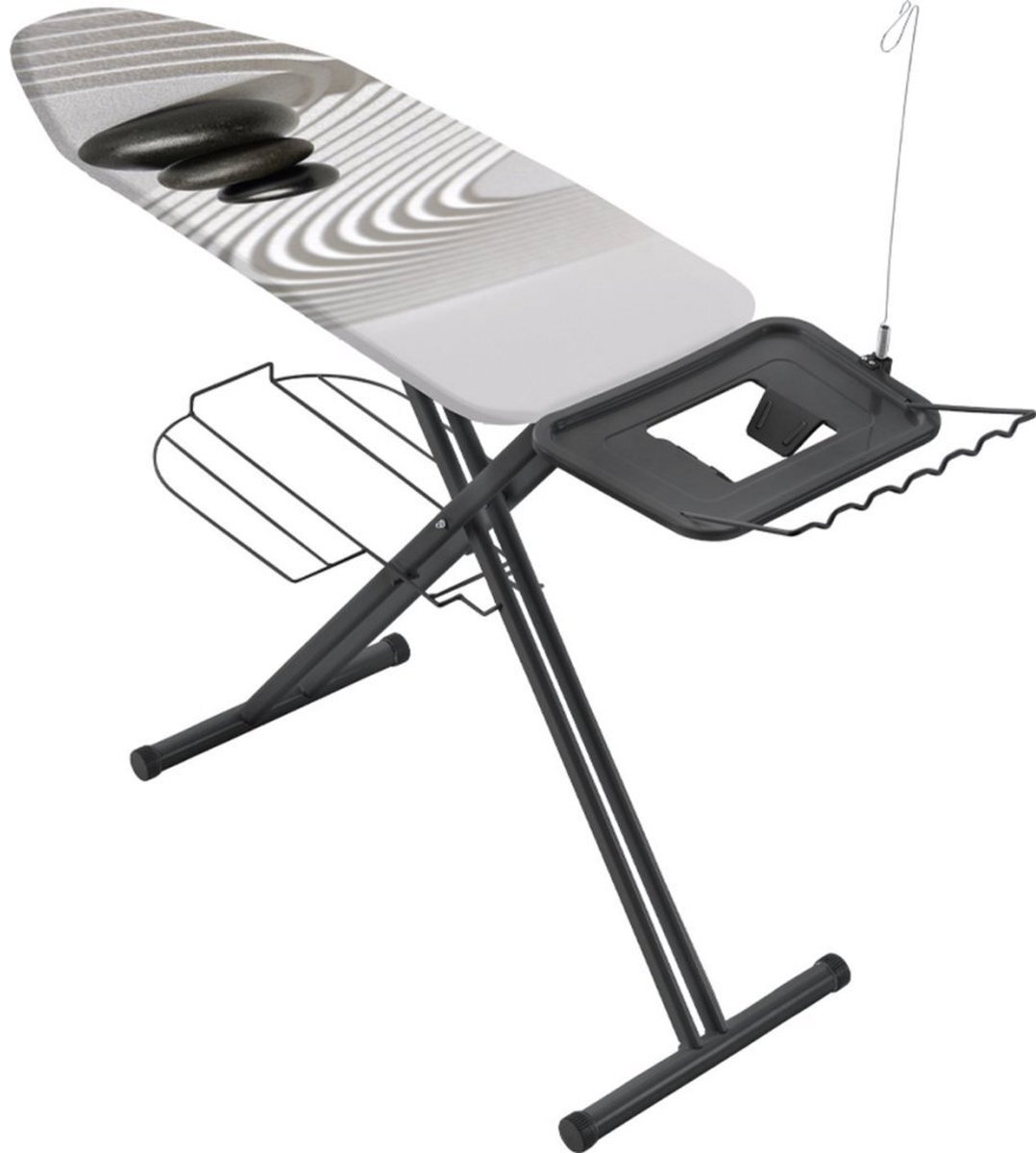 Bol.com Metaltex - Strijkplank Avior - Strijktafel - Strijkoppervlakte 125 x 45 cm - Extra Breed strijkoppervlakte en snoergelei... aanbieding