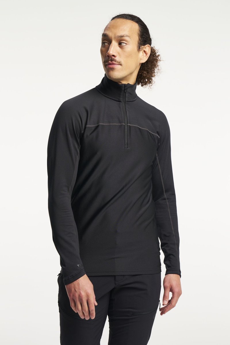 TENSON txlite base halfzip men Skipully met rits heren Zwart