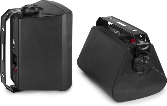Speakerset, geschikt voor buiten - Power Dynamics BC50V zwarte speakerset voor 100V systemen en 8 Ohm - 120W van Power Dynamics — afbeelding 2