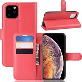Book Case - iPhone 11 Pro Max Hoesje - Rood