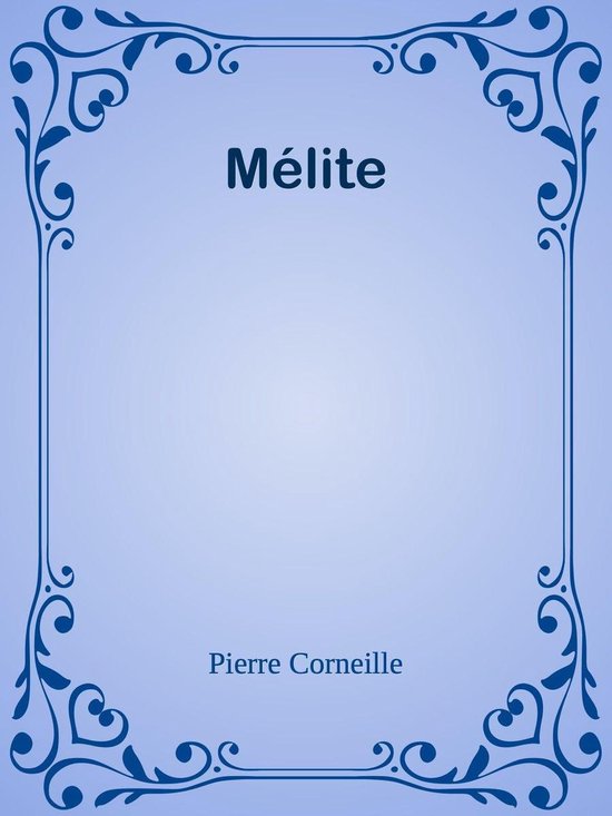 Mélite - cover