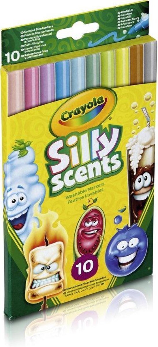 Set de 6 feutres parfumés lavables Silly scents Crayola - Autres jeux  créatifs - Achat & prix