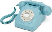 GPO 746ROTARYBLU - Telefoon retro jaren ‘70, draaischijf, blauw