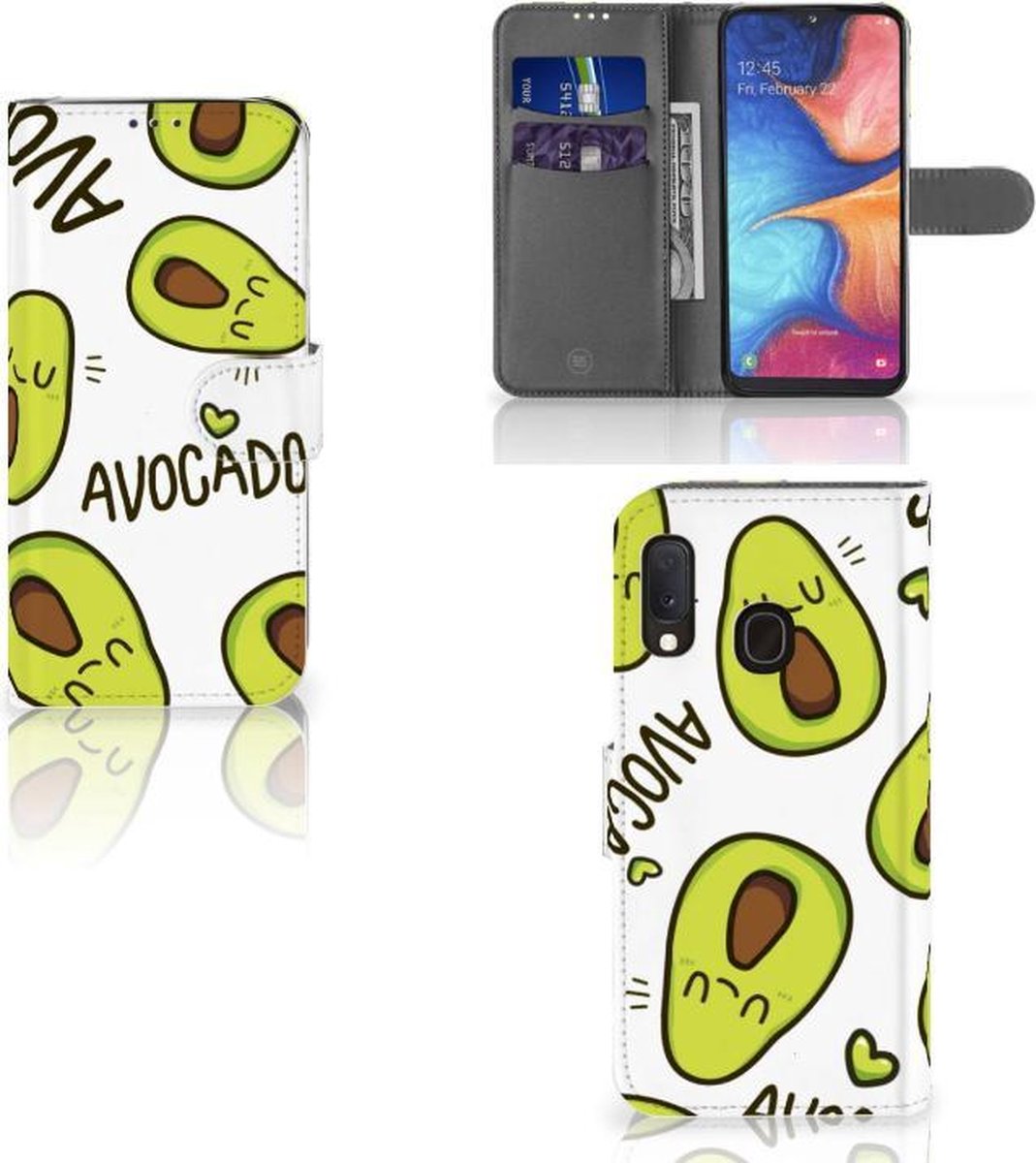Samsung Galaxy A20e Leuk Hoesje Avocado Singing
