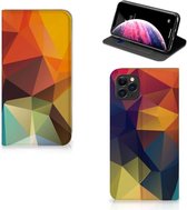 Stand Case Geschikt voor iPhone 11 Pro Max Polygon Color