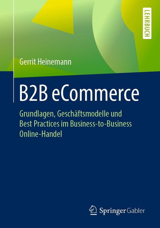 Business and Economics (German Language) - B2B eCommerce - cover
