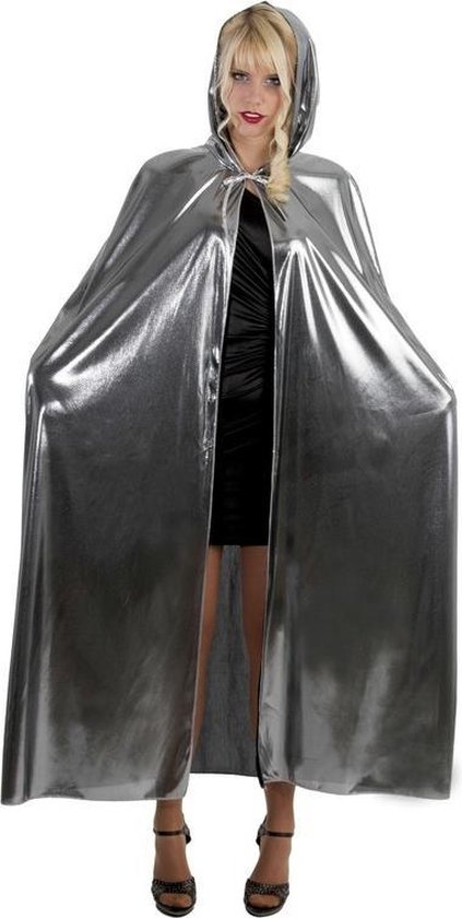 schieten Garantie Wordt erger Zilveren verkleed cape 170 cm voor volwassenen - Verkleedkleding voor  volwassenen | bol.com