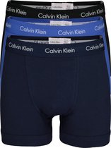 Calvin Klein Trunks (3-pack) - blauw en zwart -  Maat M