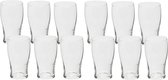 Voordelige bierglazen set van 300 ml 12 stuks - Bierglas/bierglazen