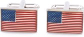 Manchetknopen - Amerikaanse Vlag Amerika Amerikaans