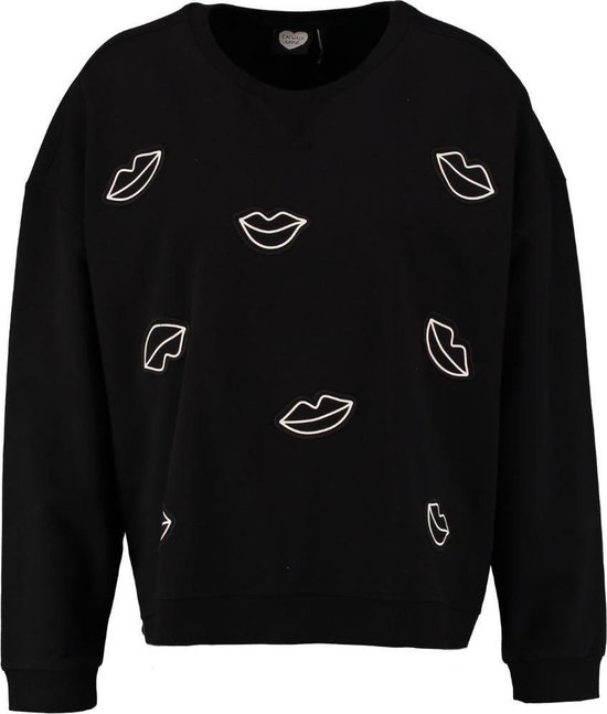Blive kold Fabel At passe Catwalk junkie zwarte oversized wijde sweater - Maat XS | bol.com