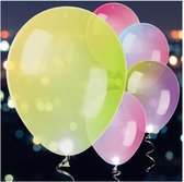 Ballonnen - LED Assorti Vaste Kleuren - 5 stuks