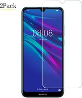 2 Stuks Screenprotector Tempered Glass Glazen Gehard Screen Protector 2.5D 9H (0.3mm) - Huawei Y6 2018