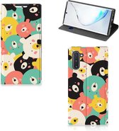 Geschikt voor Samsung Galaxy Note 10 Magnet Case Bears