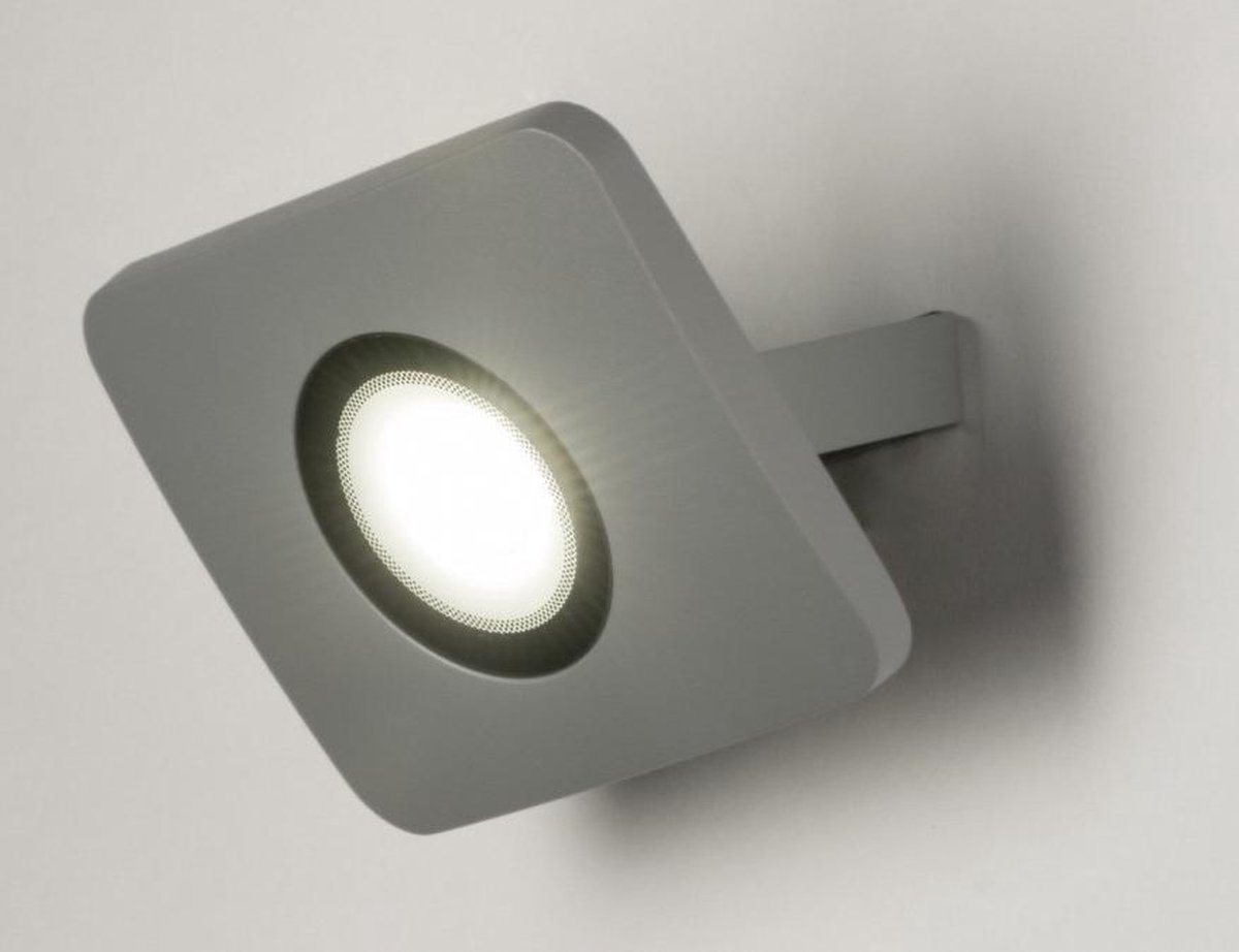 Lumidora Wandlamp 72749 - Voor buiten - TESSA - Ingebouwd LED - 30.0 Watt - 2400 Lumen - 2700 Kelvin - Betongrijs - Metaal - Buitenlamp - IP65