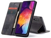 CASEME Wallet Hoesje voor Samsung Galaxy A70 - Zwart