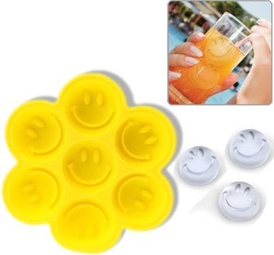 Bol Com Let Op Type Silicon Ice Cube Patroon Lade Schimmel Met Smile Yellow Ijs