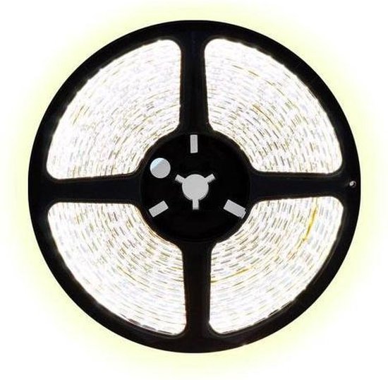 60LEDs éclairage Intérieur de Voiture Ruban LED 12V Lumière Blanc