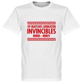 The Invincibles 49 Unbeaten Arsenal T-Shirt - XL