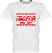 The Invincibles 49 Unbeaten Arsenal T-Shirt - XXXL