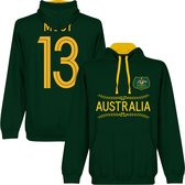 Australië Mooy 13 Team Hooded Sweater - Groen - S