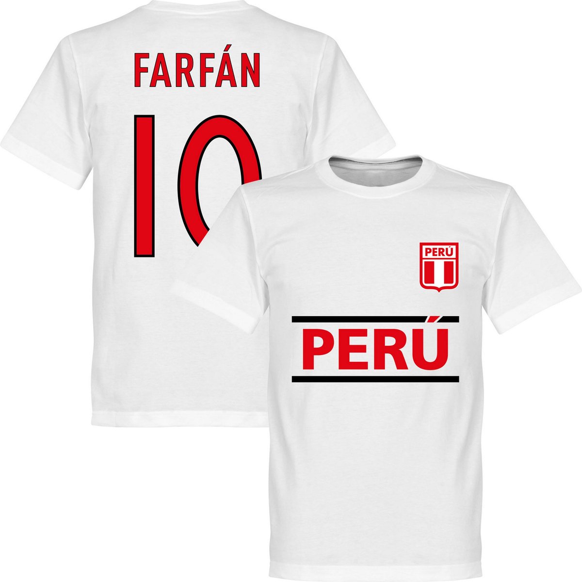 1200x1200.jpg Peru Farfan 10 Team T-Shirt - XL - Afbeelding 1