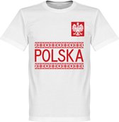 Polen Team T-Shirt - Wit - XXL