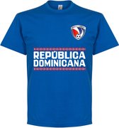 Dominicaanse Republiek Team T-Shirt - Blauw  - XXL