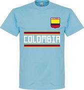 Colombia Keeper Team T-Shirt - Licht Blauw - L