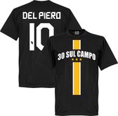 30 Sul Campo Del Piero T-shirt - Zwart - XXL