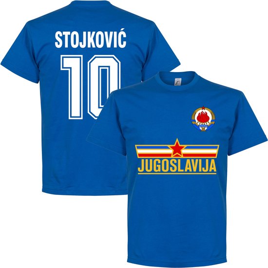 Joegoslavië Stojkovic Team T-shirt - XXXXL