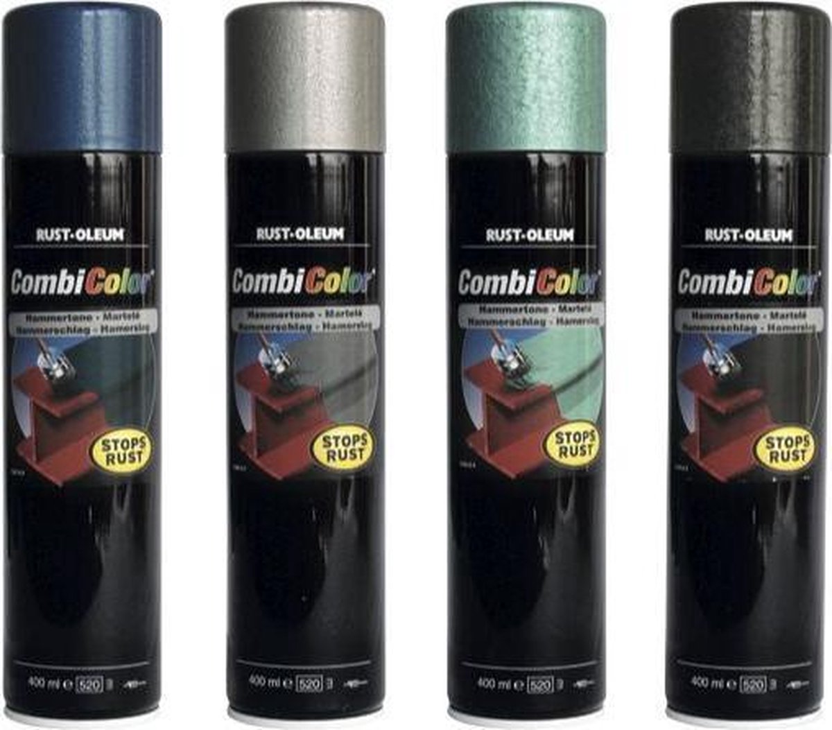Rust-oleum Combicolor Hamerslag Licht Groen 750 Ml | bol.com